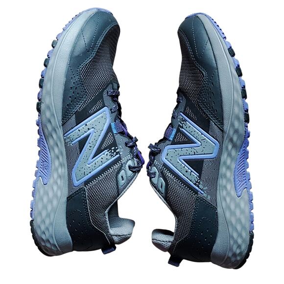 New Balance 410v8 Unisex Trail Running Shoe Shadow Gray Electric Indigo 9.5M 11W - Picture 3 of 9